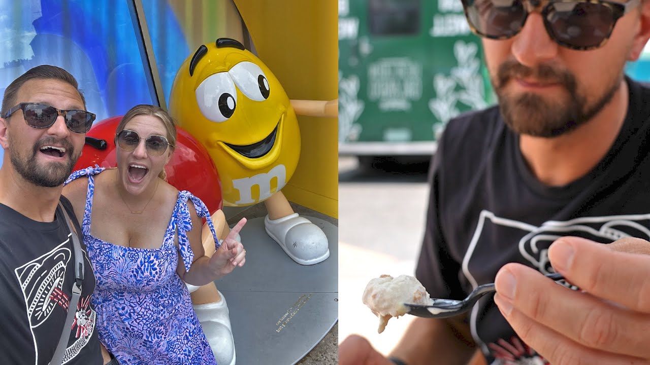 Disney Springs Date Day! | Trying Deviled Egg Ice Cream, FREE Star Wars VR, New Marvel Merch & More!