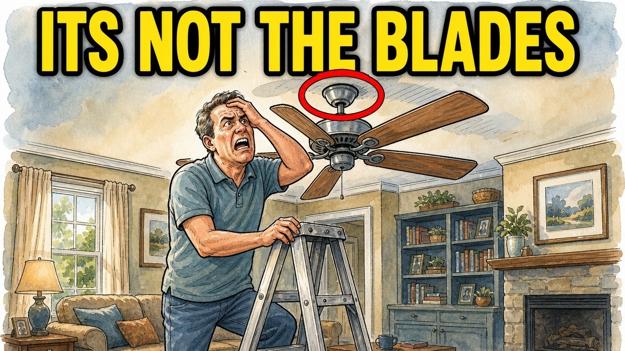 How to Quiet a Noisy Ceiling Fan (Clicking, Grinding, and Rattling Noises)