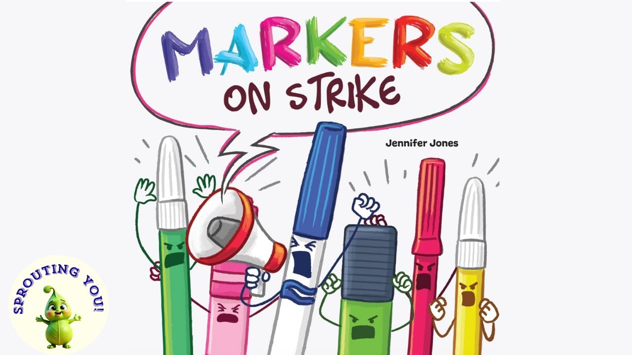 Markers On Strike by Jennifer Jones || Book 5 of On Strike Series || Kids Book Read Aloud