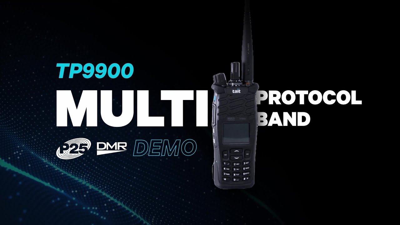 TP9900 Multiprotocol, Multiband | Changing Modes Demo P25/DMR