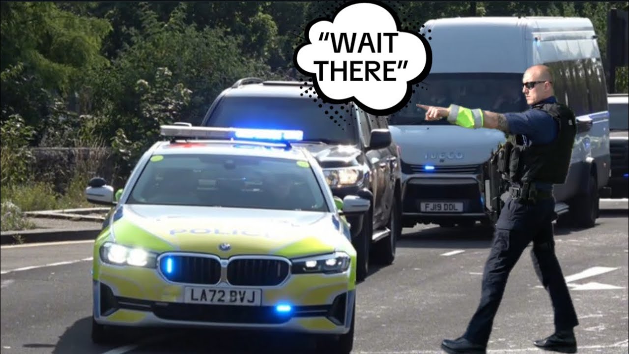 *HIGH-RISK** CATEGORY-A Prisoners Armed Police Escort Back To HMP Belmarsh During Court Trial