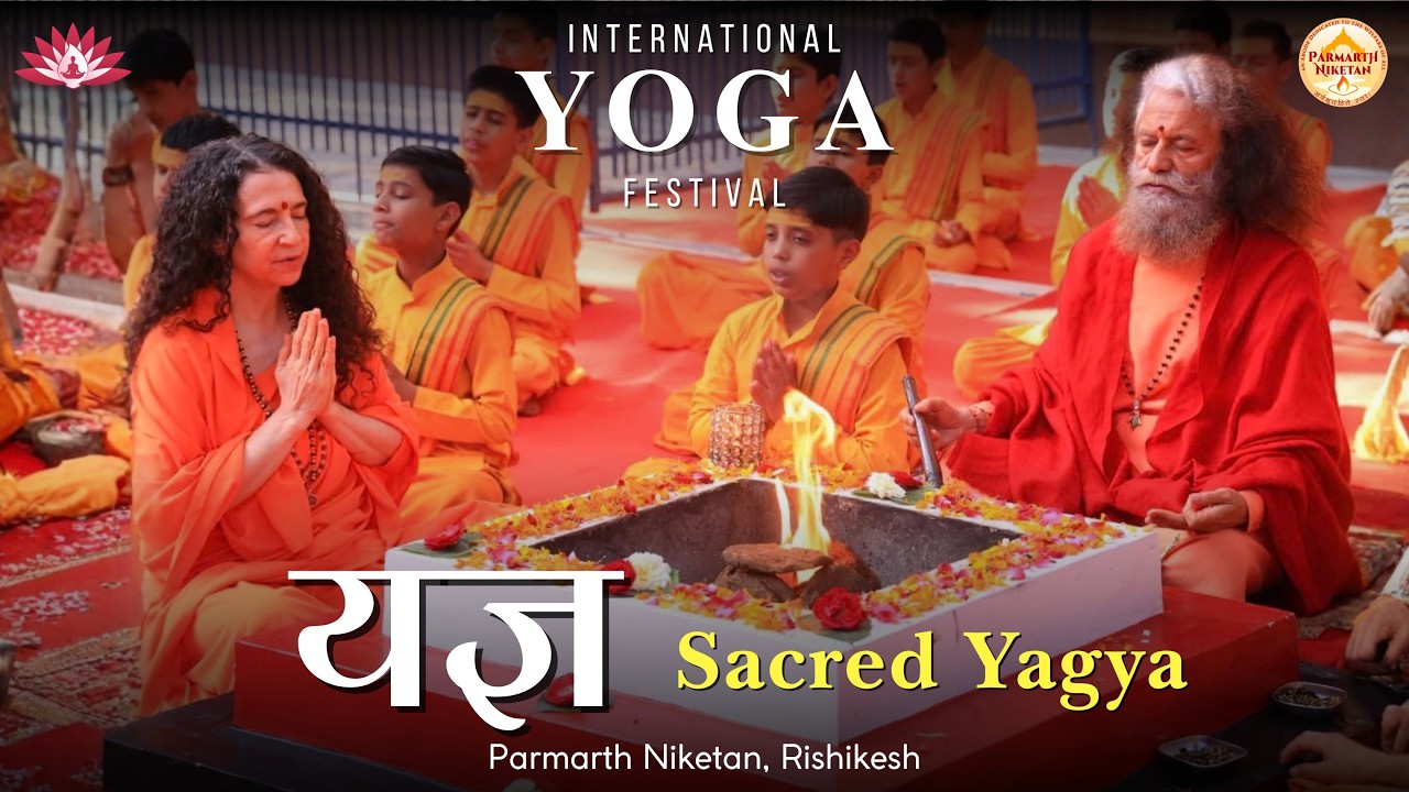 LIVE Sacred Yagya 📍Parmarth Niketan Ashram, Rishikesh - International Yoga Festival || 9 Mar 2026 ||
