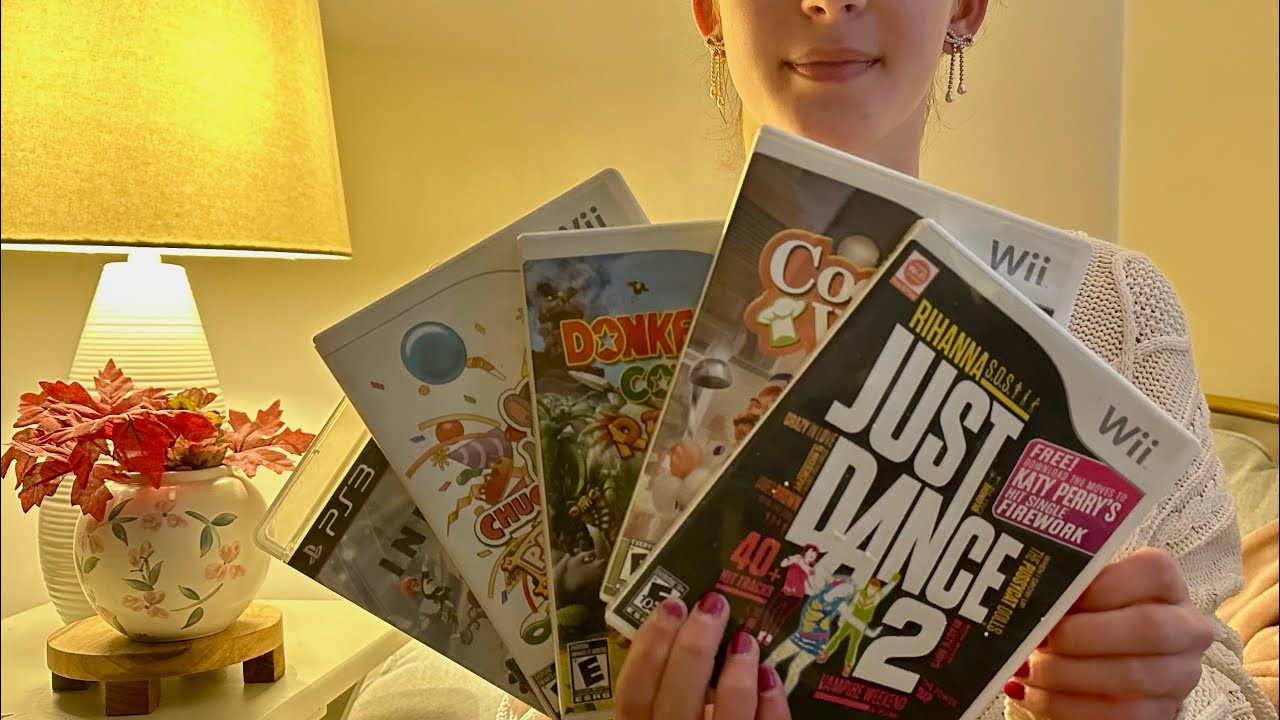 Nostalgic Sounds: Sorting Through Wii Games 💿 | ASMR