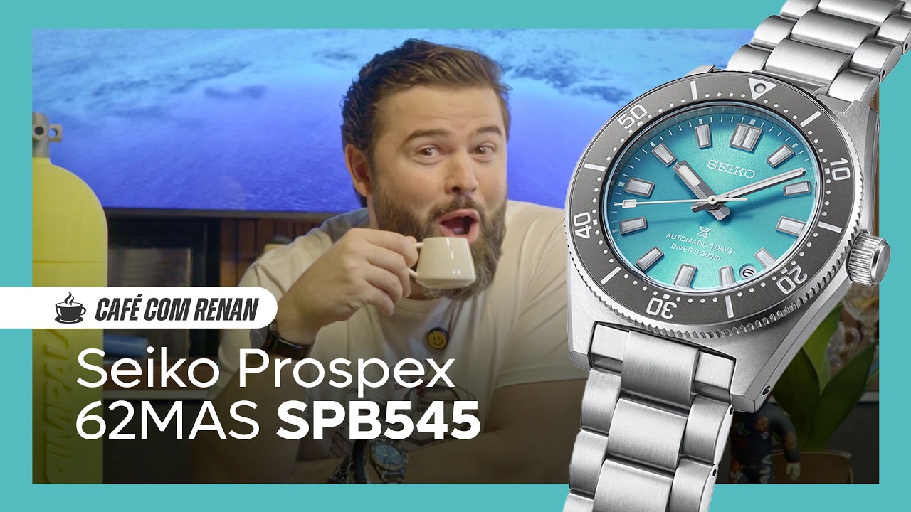 Café com Renan |  Seiko Prospex 62MAS - SPB545 | Relojoaria Impala