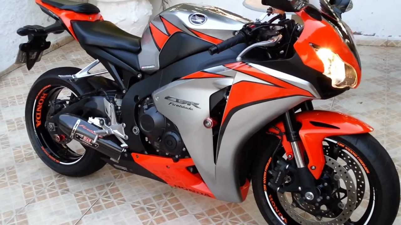 CBR1000RR 2010 PRATA / LARANJA C/  YOSHIMURA