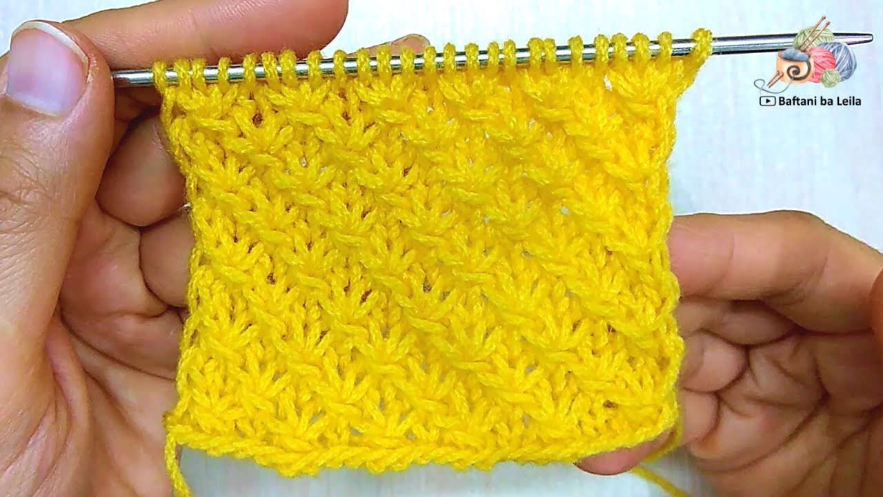 آموزش بافت مدل پا گنجشکی