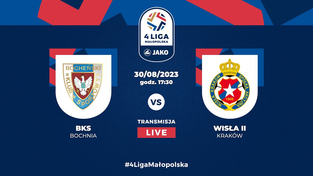 LIVE: BKS Bochnia - Wisła II Kraków