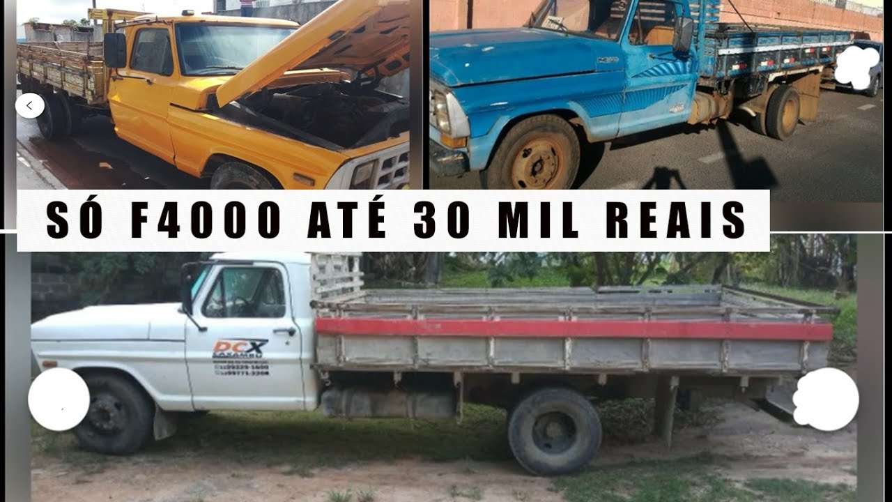 S&Oacute;  F4000  AT&Eacute; 30 MIL REAIS TODAS A VENDA