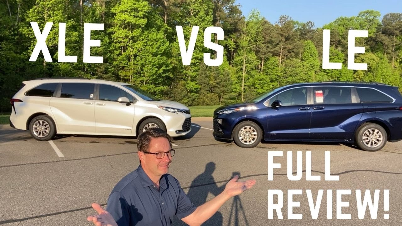 Comparing 2021 Sienna LE vs XLE: I Compare So You Can Decide!