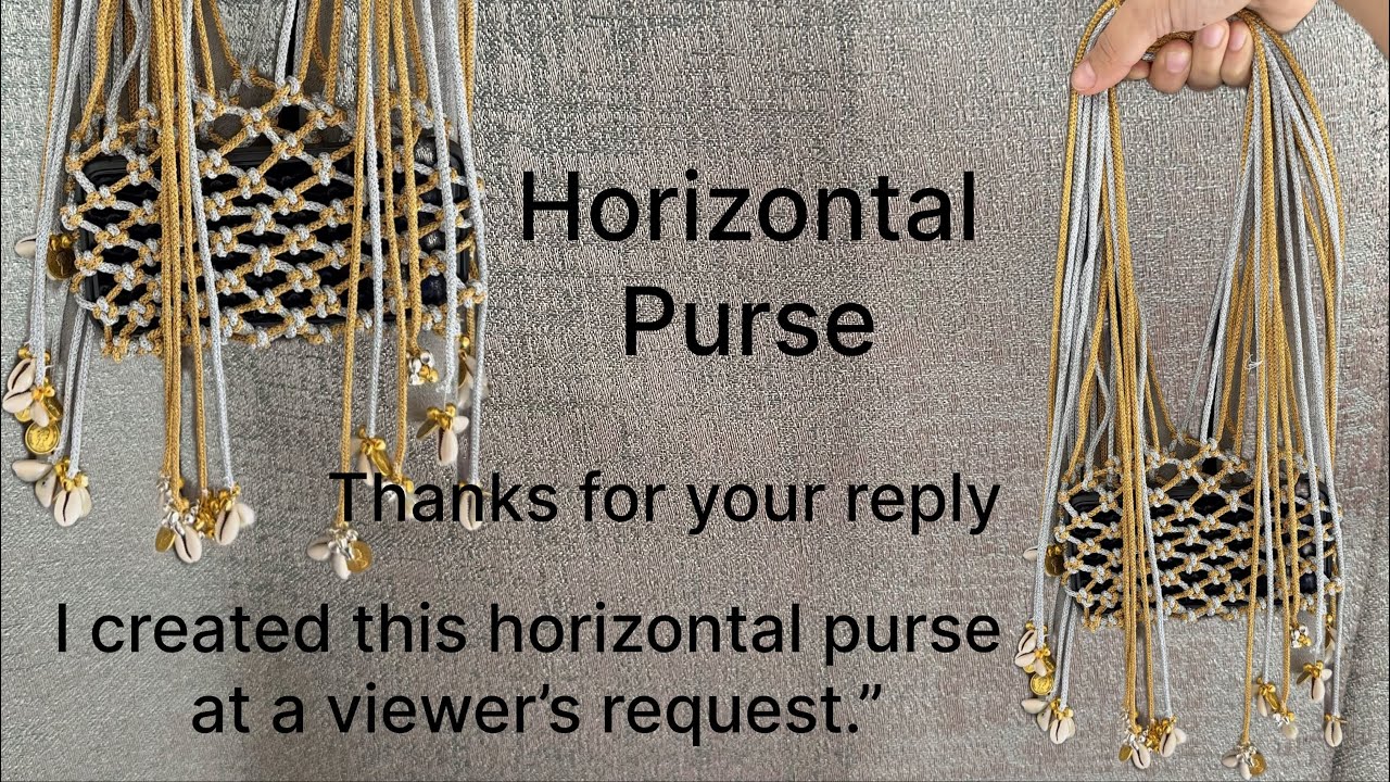 Horizontalpurse #BlingSling #BlingPurse #Purse #HandmadeBag #FashionTrend #ViralPurse #BagTutorial 