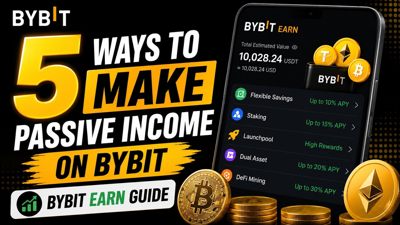 5 Ways to Make Passive Income on Bybit | Bybit Earn Guide