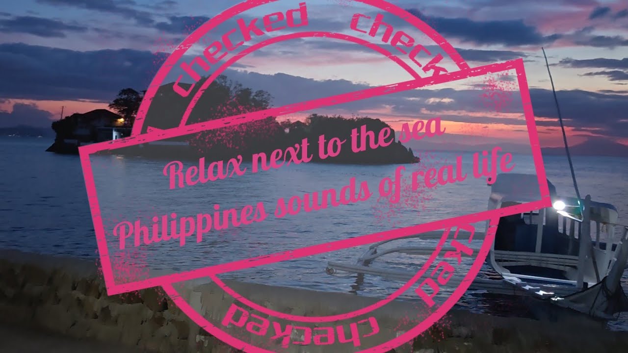 Relax by the sea in #4k #chill time ,when the boats are gone you will #sleep #필리핀 제도 strand