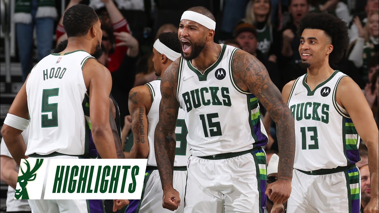 Highlights: Bucks 126 - Rockets 106 | DeMarcus Cousins & Wesley Matthews Go Off | 12.22.21