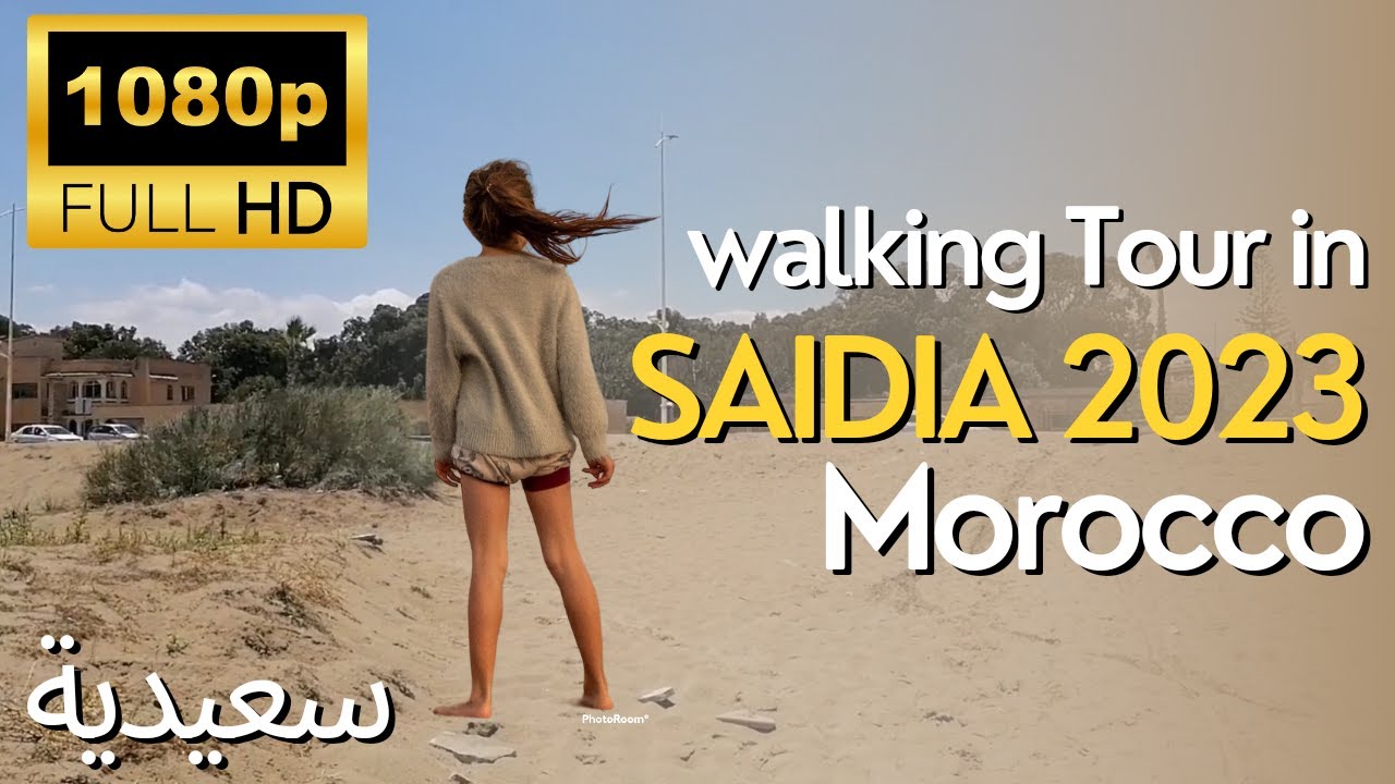 Saidia Morocco 2023 🇲🇦 Serene Walking Tour with Few Crowds in Beautiful Saidia Beach