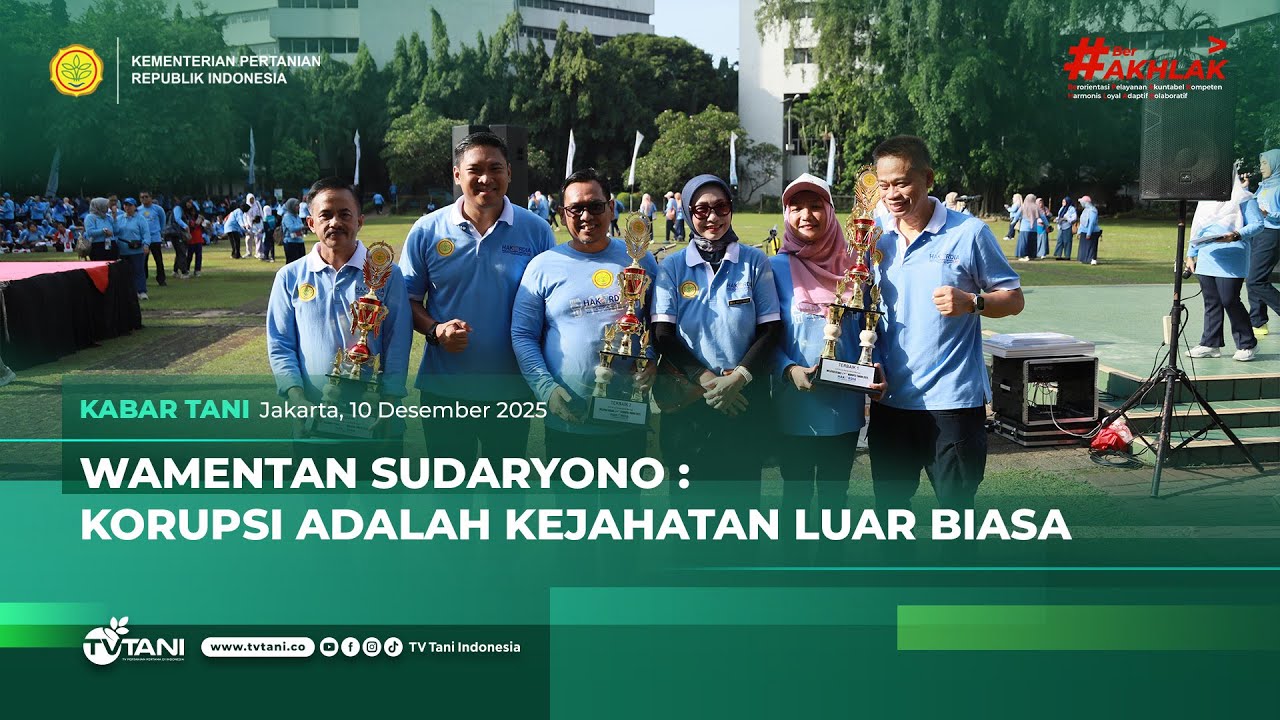Kementan Gelar Senam Bersama dalam Rangka Puncak Peringatan HAKORDIA