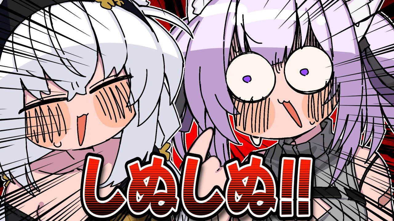 【手描き】姉に見守られながらバイトするフブにゃさん【白上フブキ/猫又おかゆ/ホロライブ/切り抜き/切り抜き漫画/ホロライブ切り抜き】