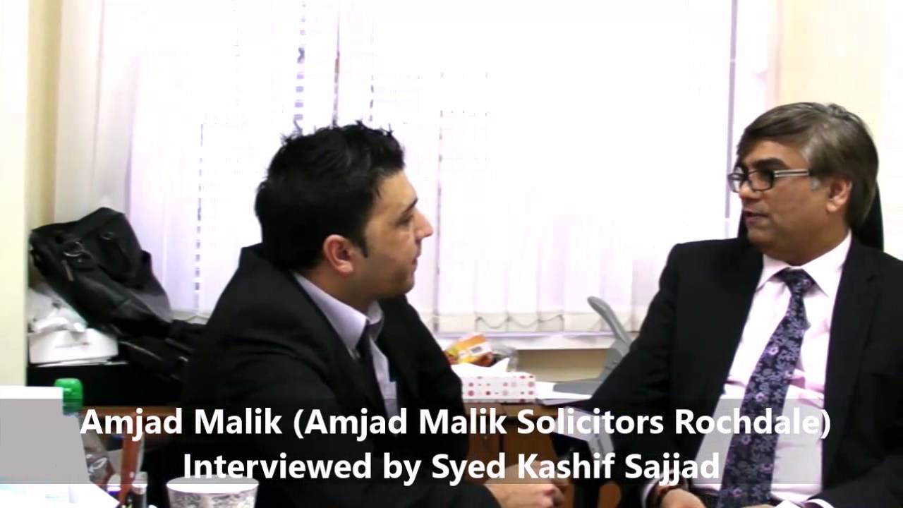 Barrister Amjad Malik was Interviewed by Syed Kashif Sajjad Highlights