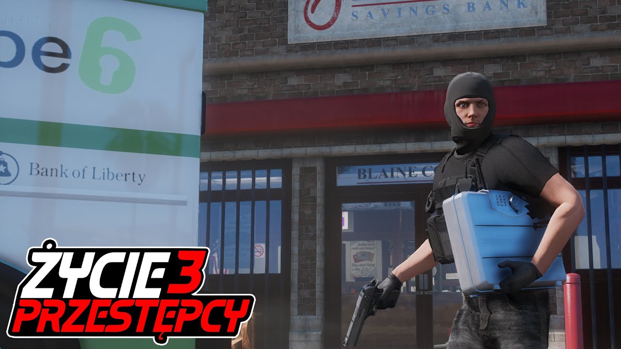 GTA V ŻYCIE PRZESTĘPCY #39 - NAPADAMY NA BANK!💰   (S3)
