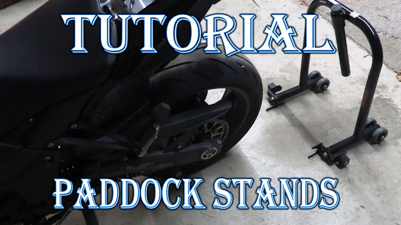 How To Use Paddock Stands On Your Motorcycle