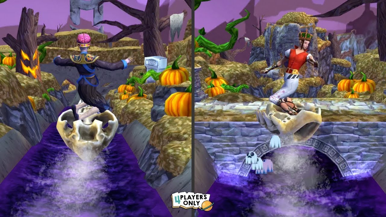 Temple Run 2 | KARMA LEE VAMPIRE VS KARMA LEE, Spooky Ridge Map! By Imangi Studios