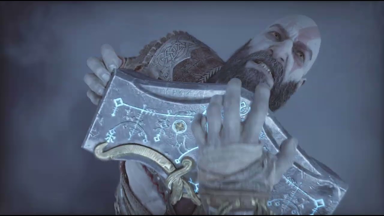 God of War Ragnarök Odin,lucha Tho