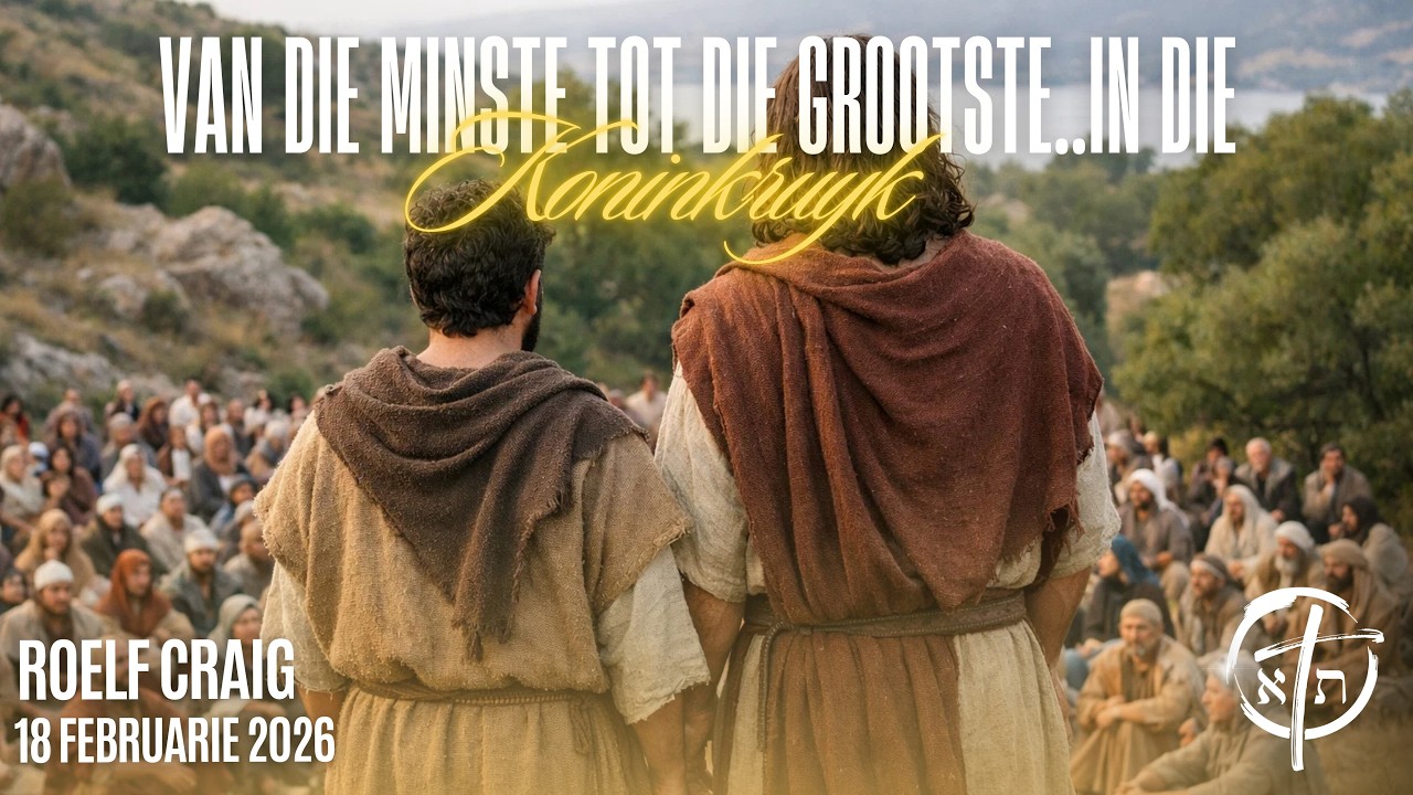 Van die minste tot die grootste.. in die Koninkryk | Evangelie Diens | 18 Februarie 2026
