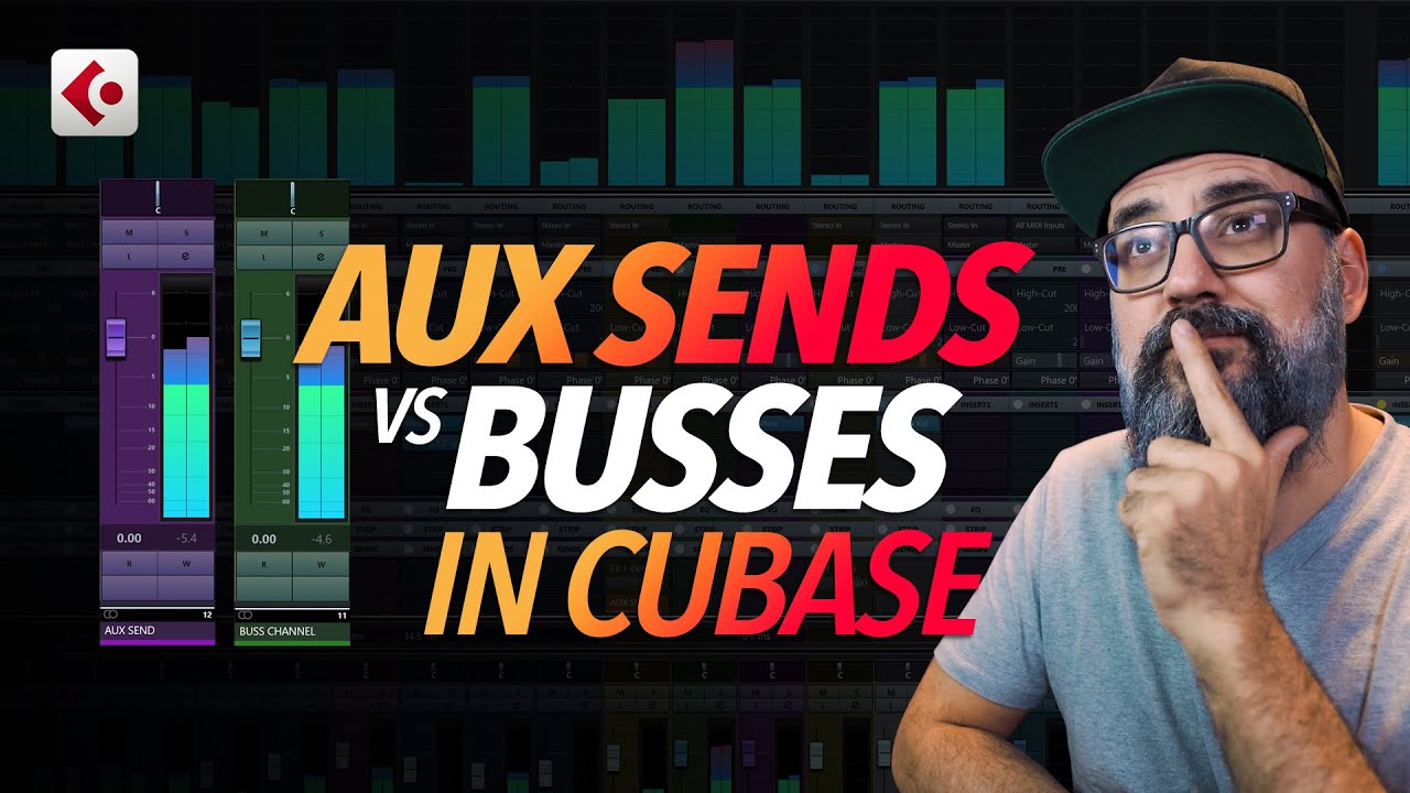 CUBASE 101 — AUX-посылки и каналы BUS в мире CUBASE — как их использовать