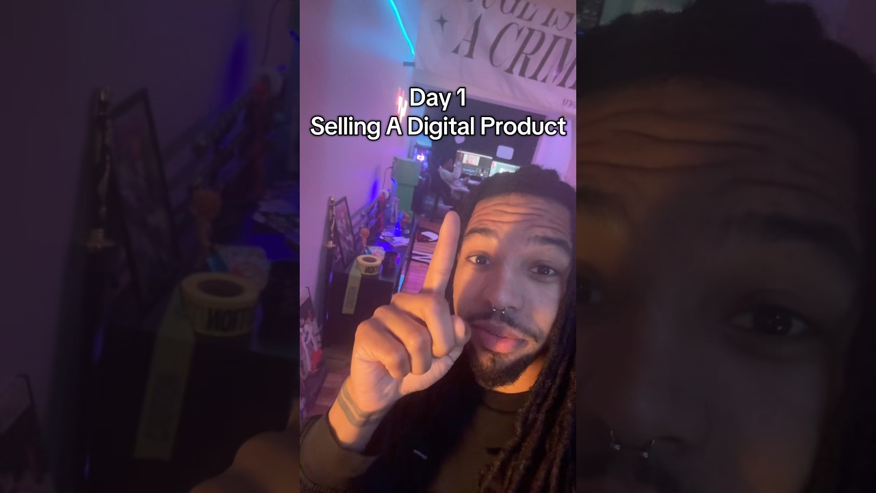 Day 1 Selling a Digital Product *WITH ZERO DOLLARS* 