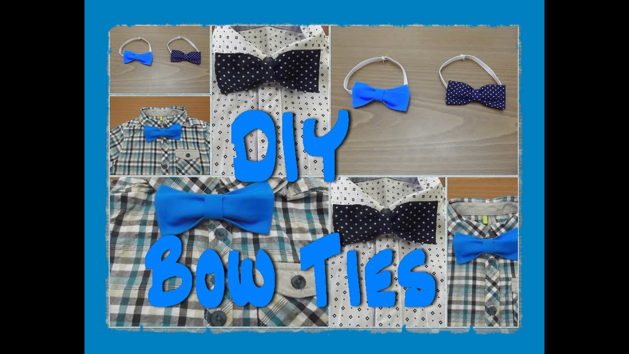 Ideas for moms - DIY Bow ties / Πώς φτιάχνουμε Παπιγιόν