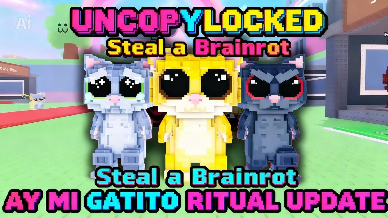 [MI GATITO]  STEAL A BRAINROT UNCOPYLOCKED | EASY Roblox Studio Tutorial