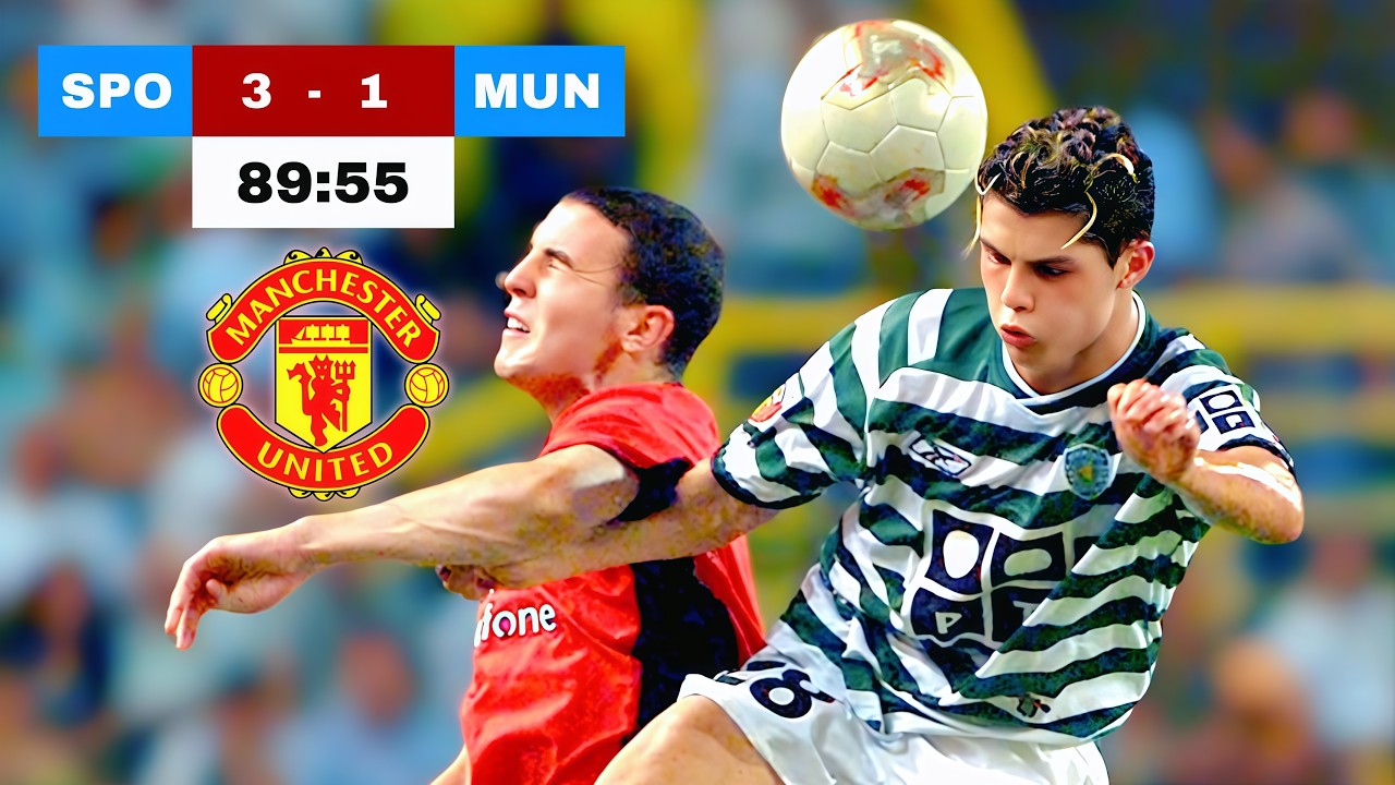 The day Alex Ferguson discovered Ronaldo | 2003 Manchester United – Sporting match
