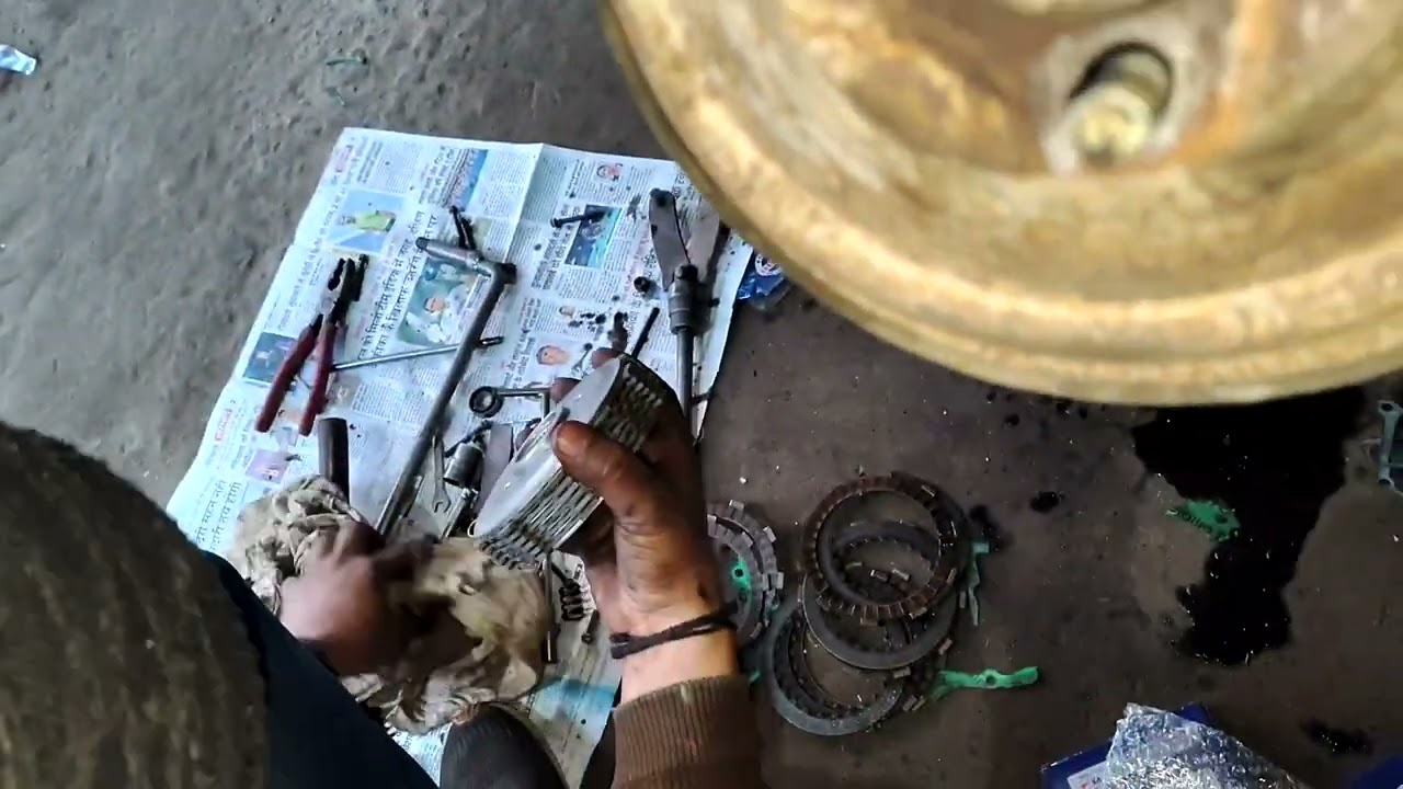 TVS auto duramax bs6 clutch plate kaise dalte hain