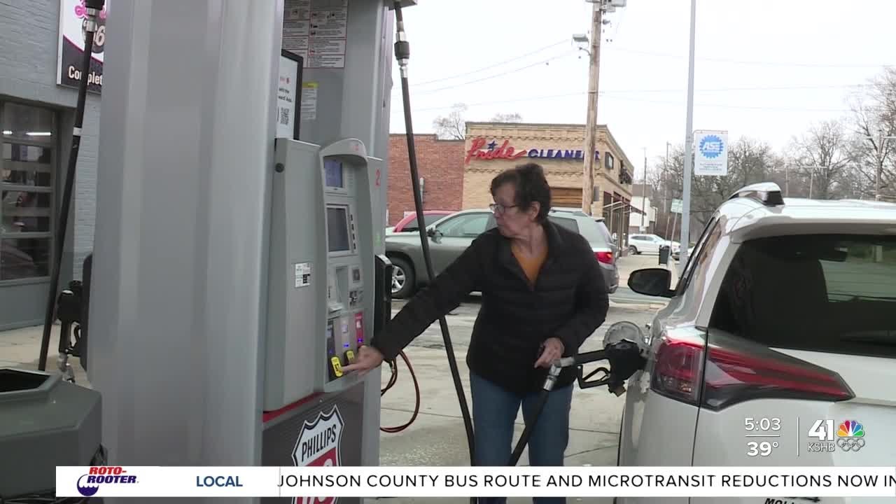 Gas prices across Kansas City jump as global oil markets spike