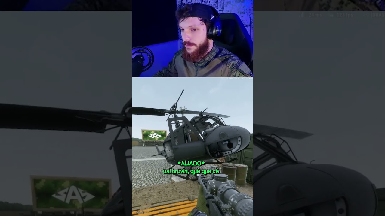 EU TAVA APENAS FAZENDO UM TESTE... #arma #armareforger #armareforgergameplay #aovivo #funny