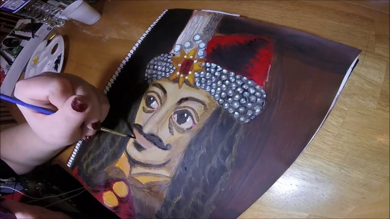 Painting Vlad the Impaler!