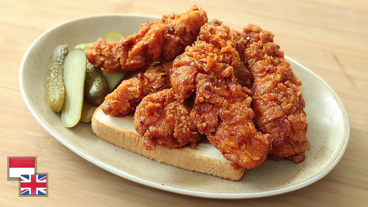 Renyah Empuk! Resep AYAM GORENG PEDAS [Nashville Chicken]