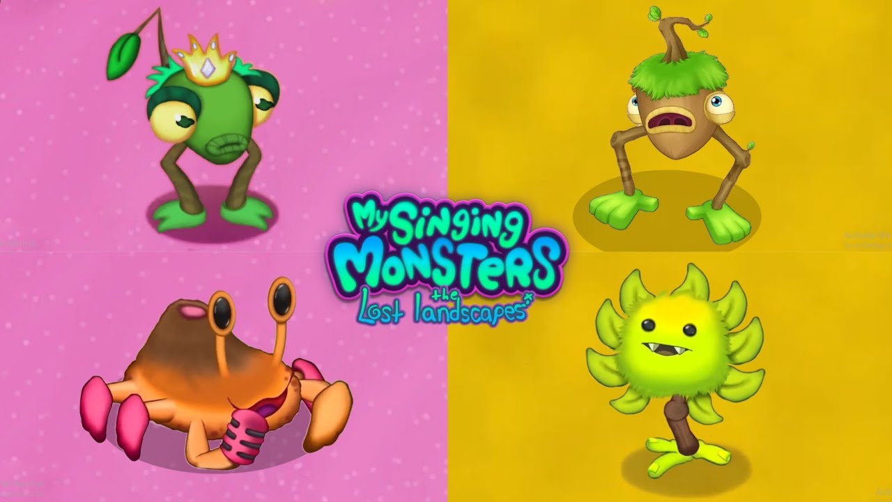 The Lost Landscapes Monsters Redesign Fanmade and Original Sounds and Animation ~ My Singing Monster