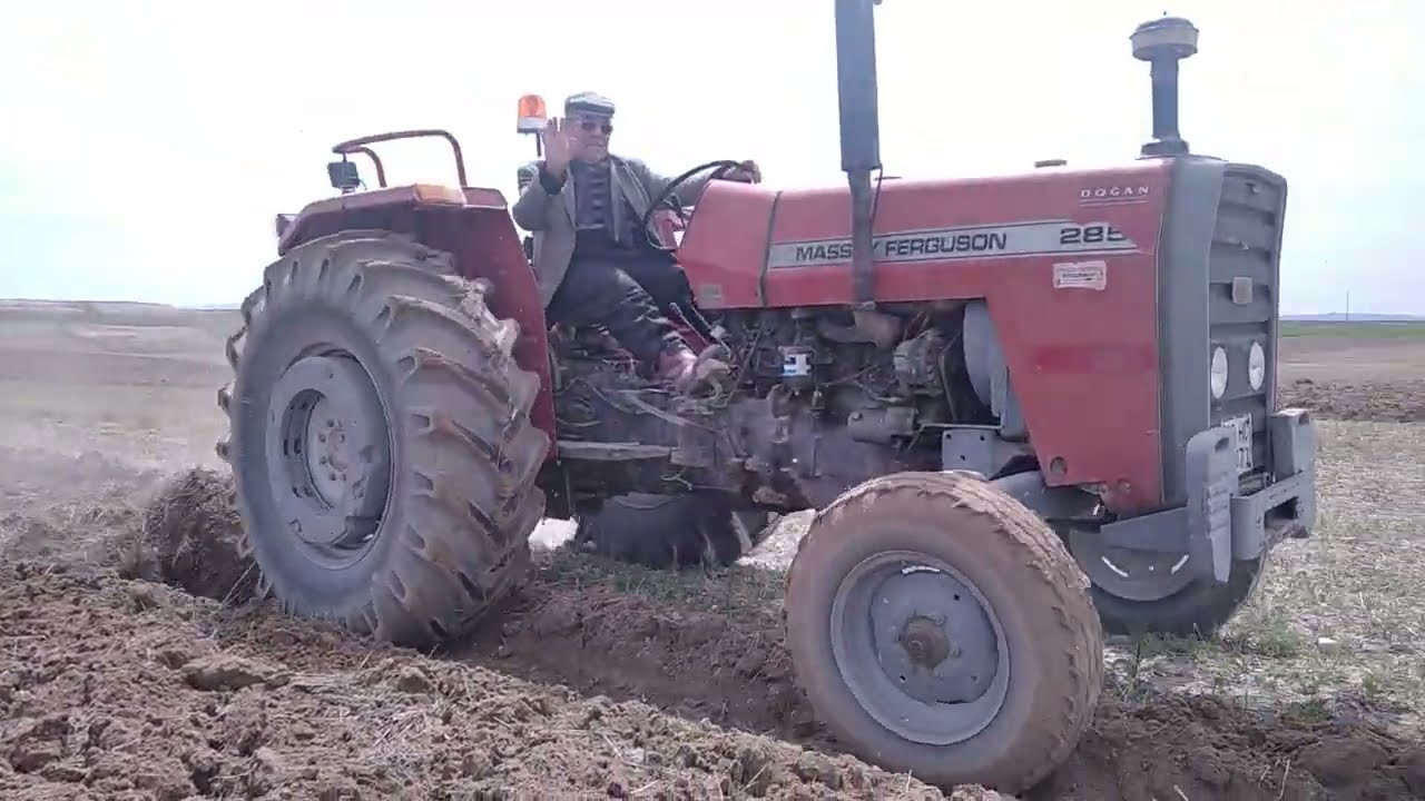 Eski Şoförlerden Massey Ferguson 285 Turan 3'lü 14inç Pulluk