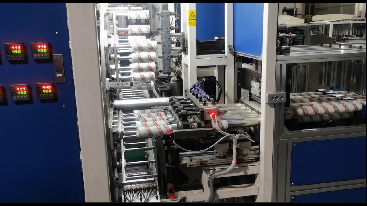 4'' Mini Roller Finishing Line Testing for MACEDONIA Customer