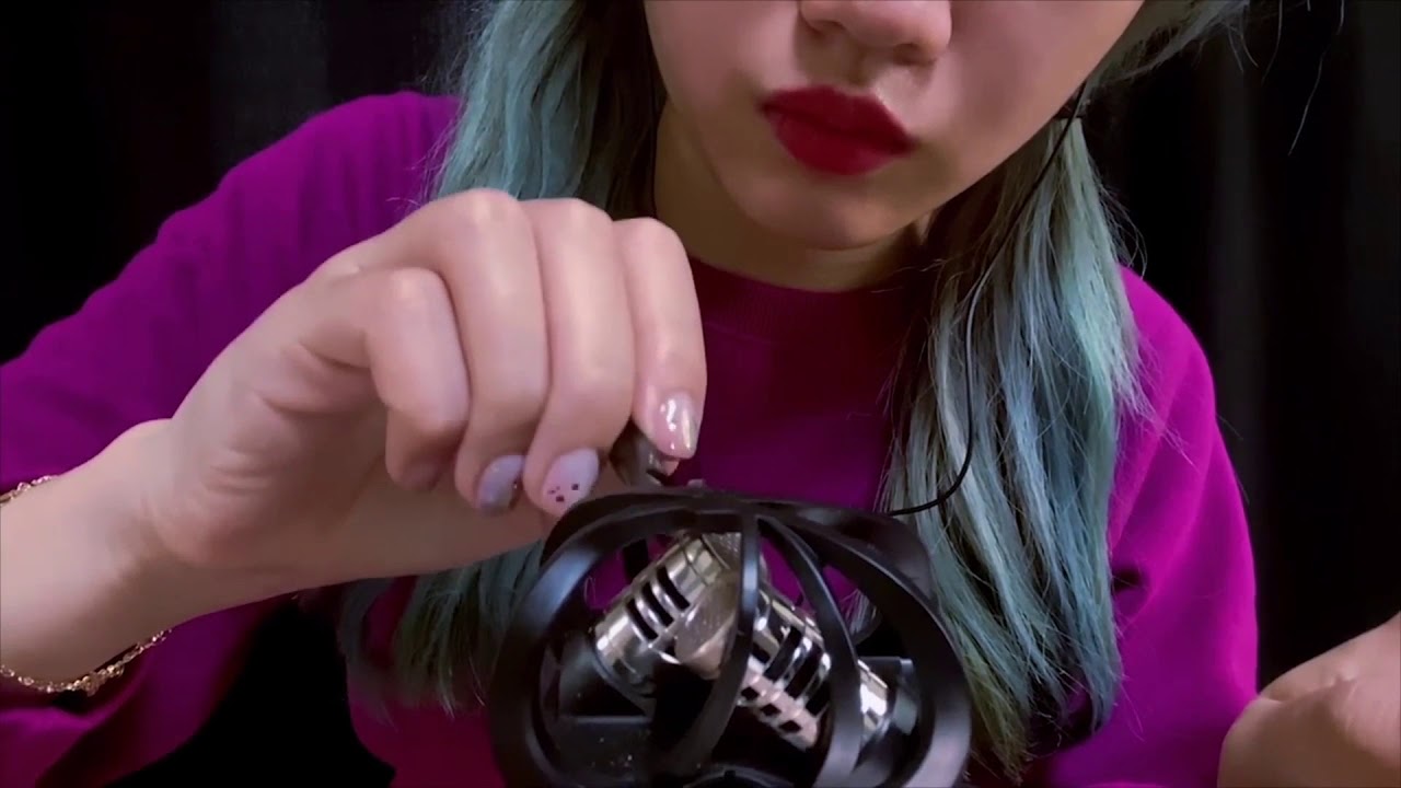 ASMR 마이크 터치 소리 Microphone touch sound