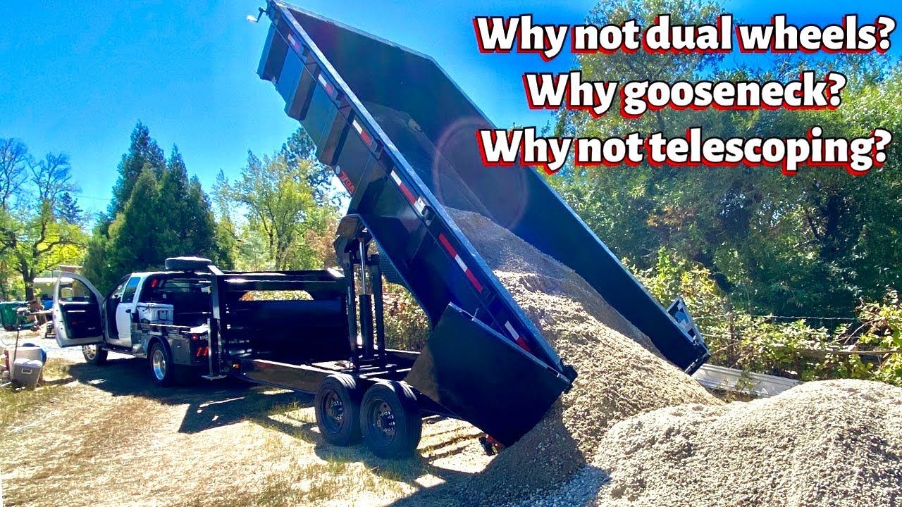 Reasons why I ordered my dump trailer like this. Questions answered.
