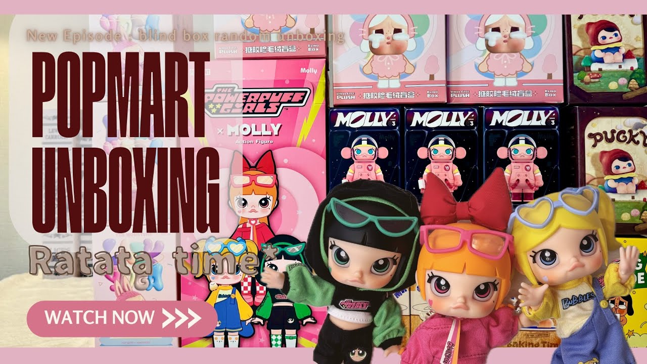 POPMART blindbox random unboxing! 20box！
