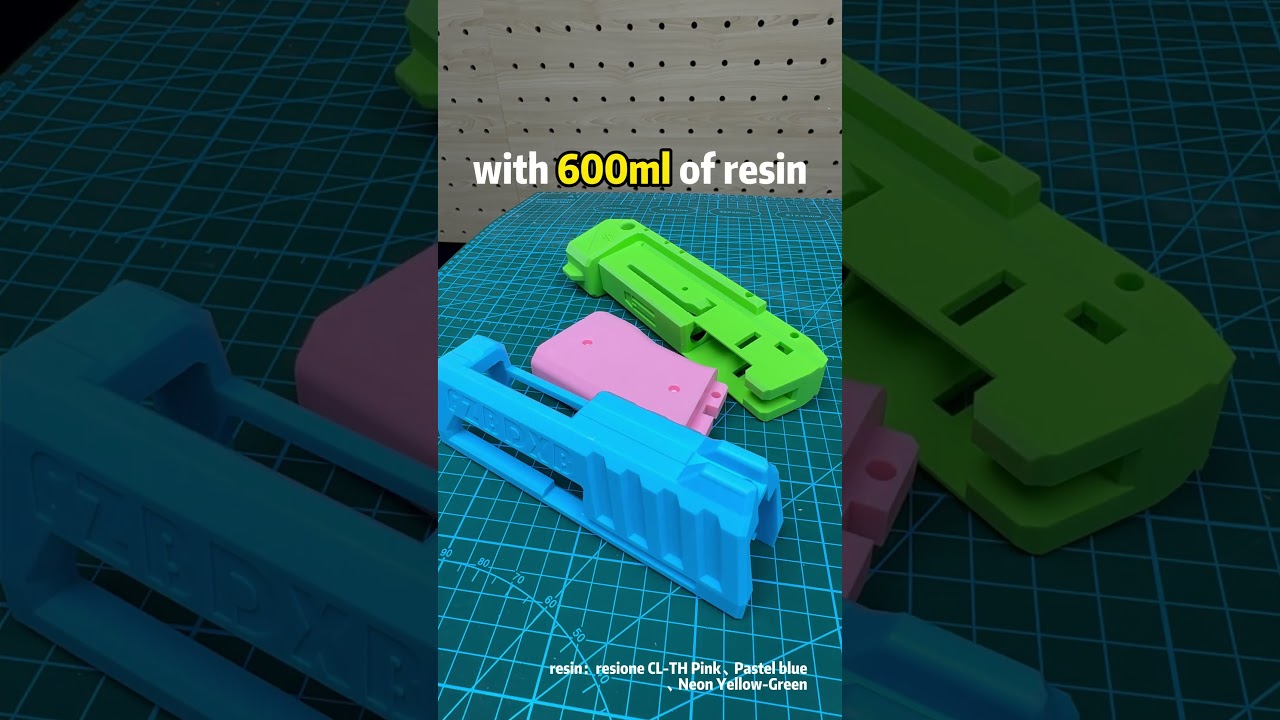 Resin 3D Printed Toy Guns!  
