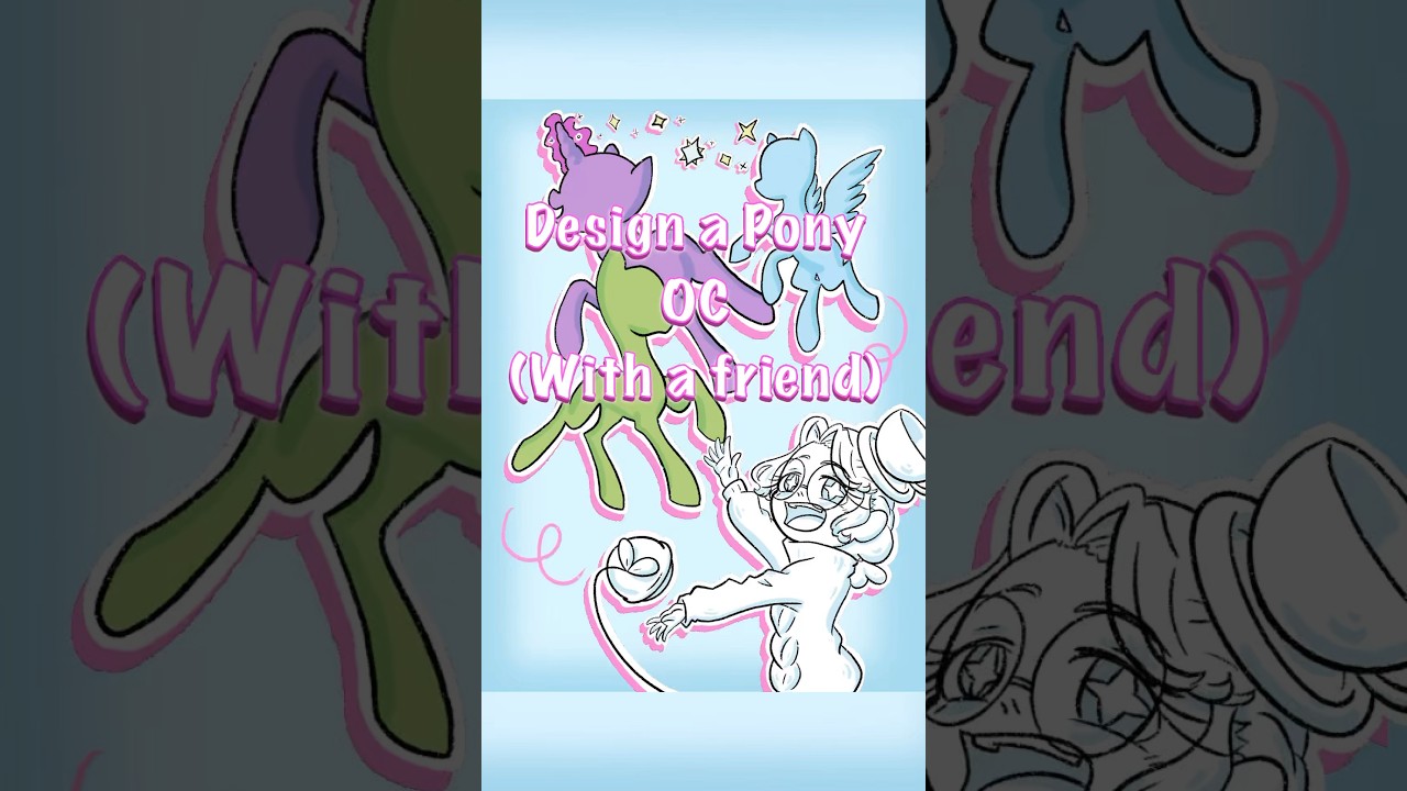 Создай персонажа My Little Pony! #pony #mlp #procreate #pegasusoc #occhallenge #artchallenge