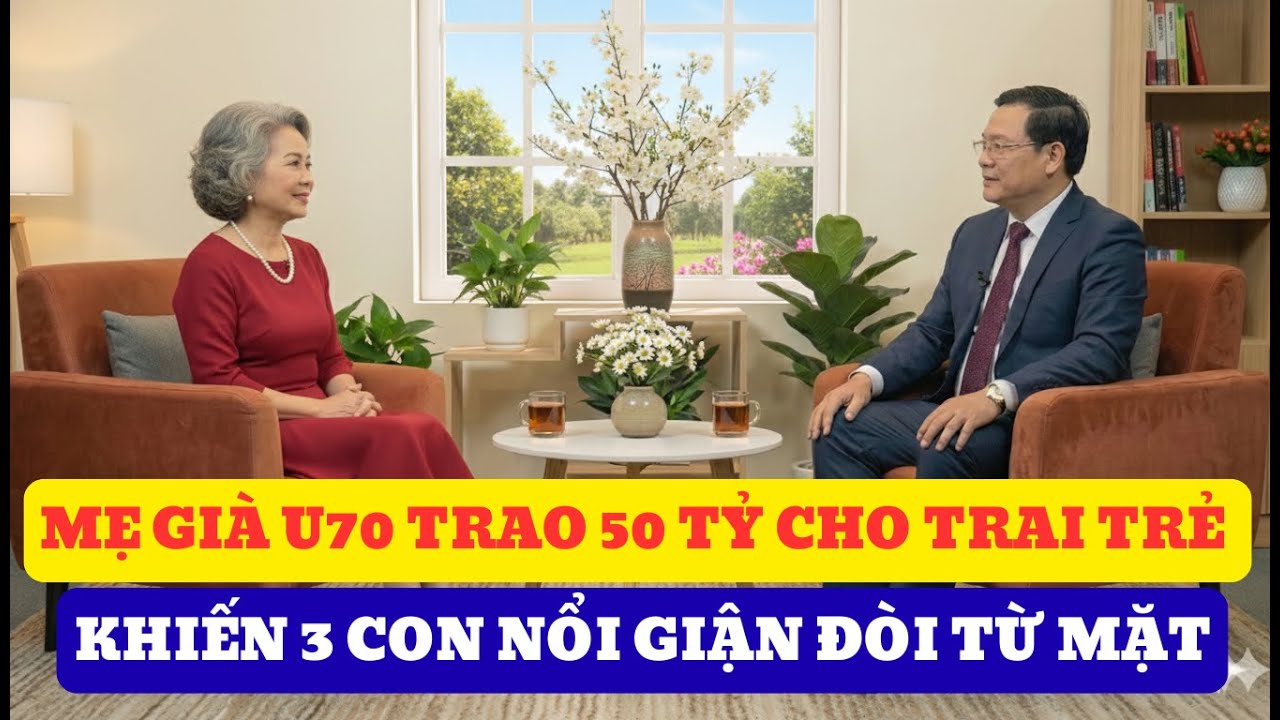 MẸ GIÀ U70 TRAO 50 TỶ CHO TRAI TRẺ KHIẾN 3 CON NỔI GIẬN ĐÒI TỪ MẶT | TÂM SỰ CHUYỆN NHÀ