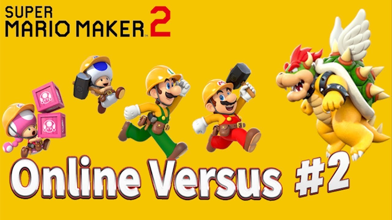Super Mario Maker 2 - Online Versus Mode 4 Players #2