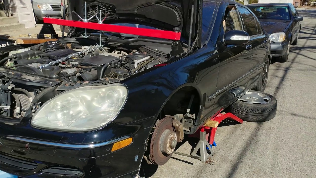 Mercedes S600 bi-turbo project. M275 engine mounts