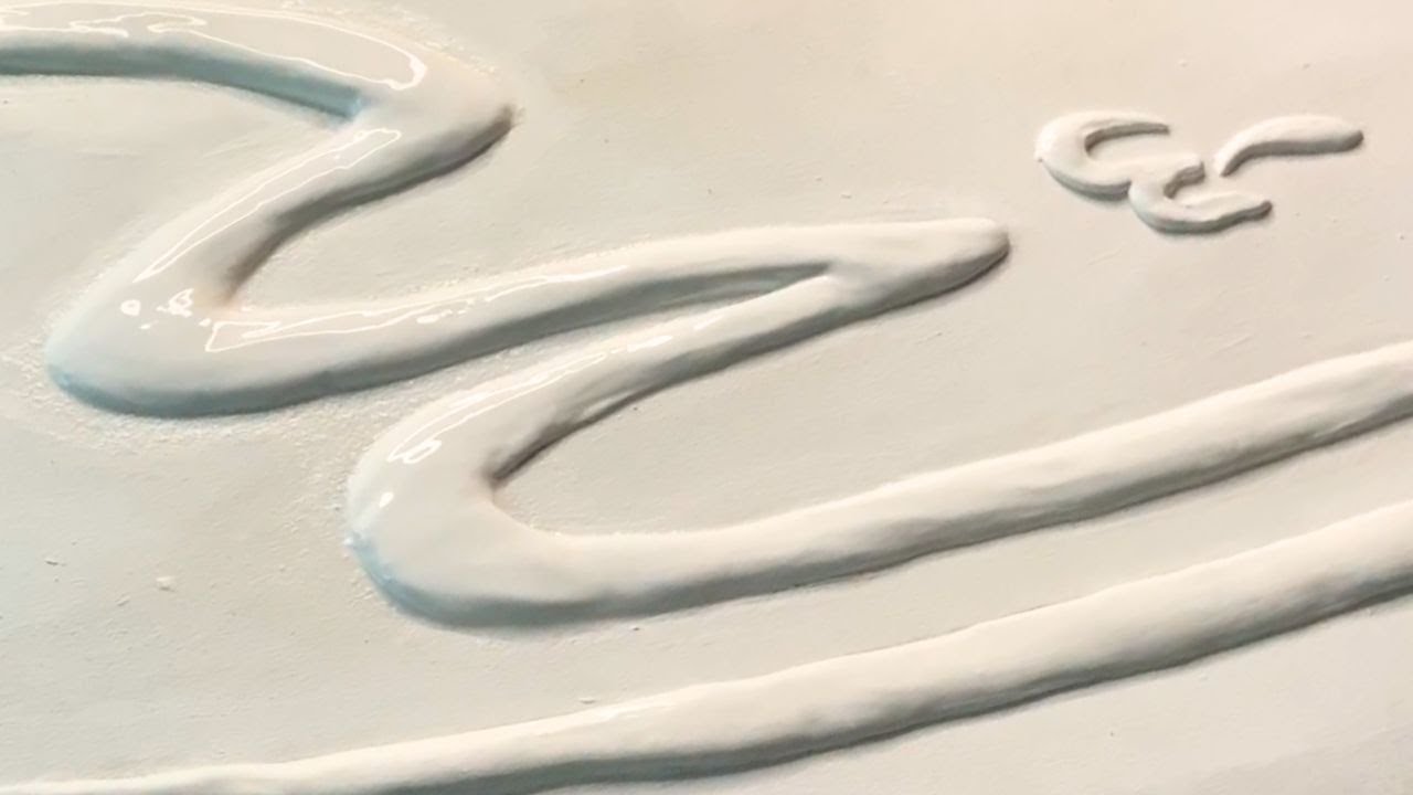 Textured Painting Technique - 3D Arabic Calligraphy Allah - Texture Wall Art full Tutorial