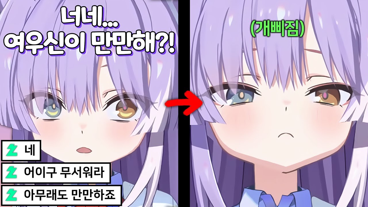 여우신 진짜 개삐진 날