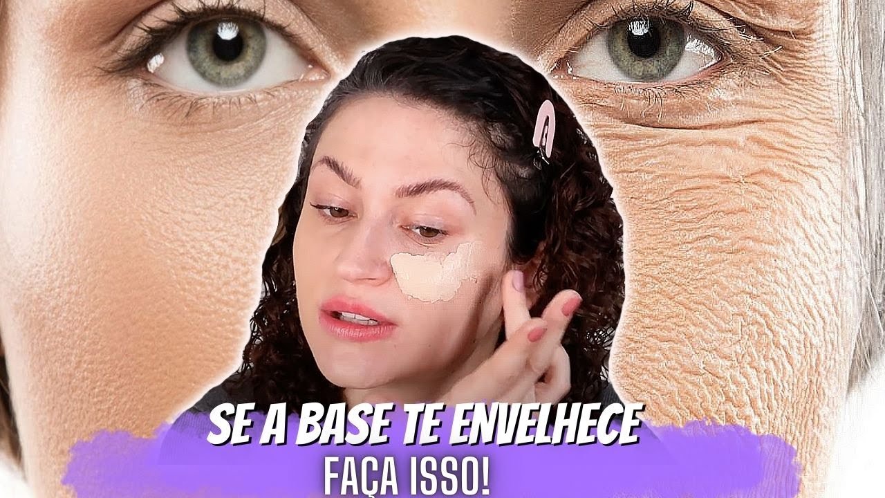 A MAQUIAGEM ENVELHECE SUA PELE? 3 Dicas P/ Fazer a Pele PERFEITA e Sem PESAR ou CRAQUELAR!